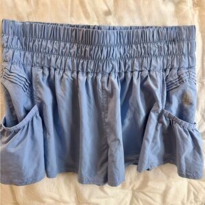 Free People Movement “Get your flirt on Shorts” - Blue” Cloudy Water” Color